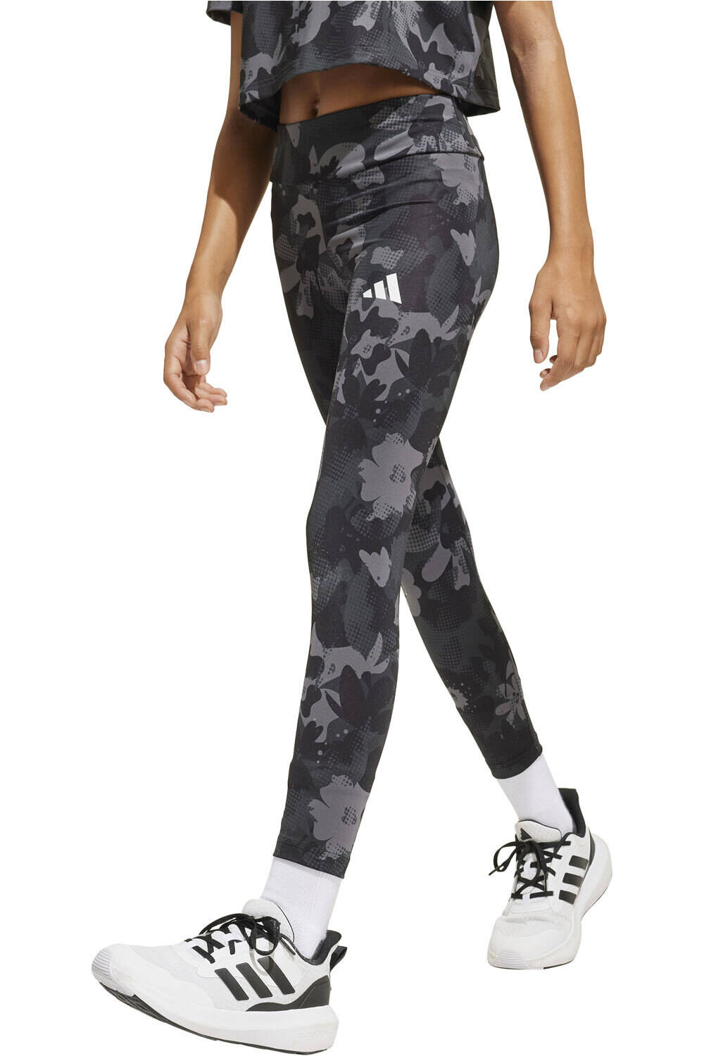 adidas malla larga niña JG TR-ES FL  LE vista frontal