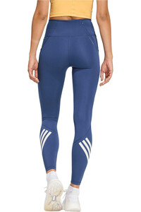 adidas malla larga running mujer CLIMACOOL ADI365 3 BANDAS vista trasera
