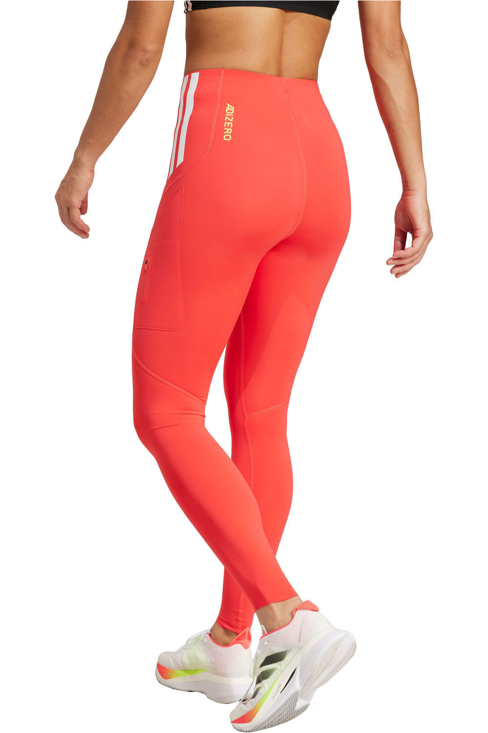 adidas malla larga running mujer Mallas largas Adizero vista trasera