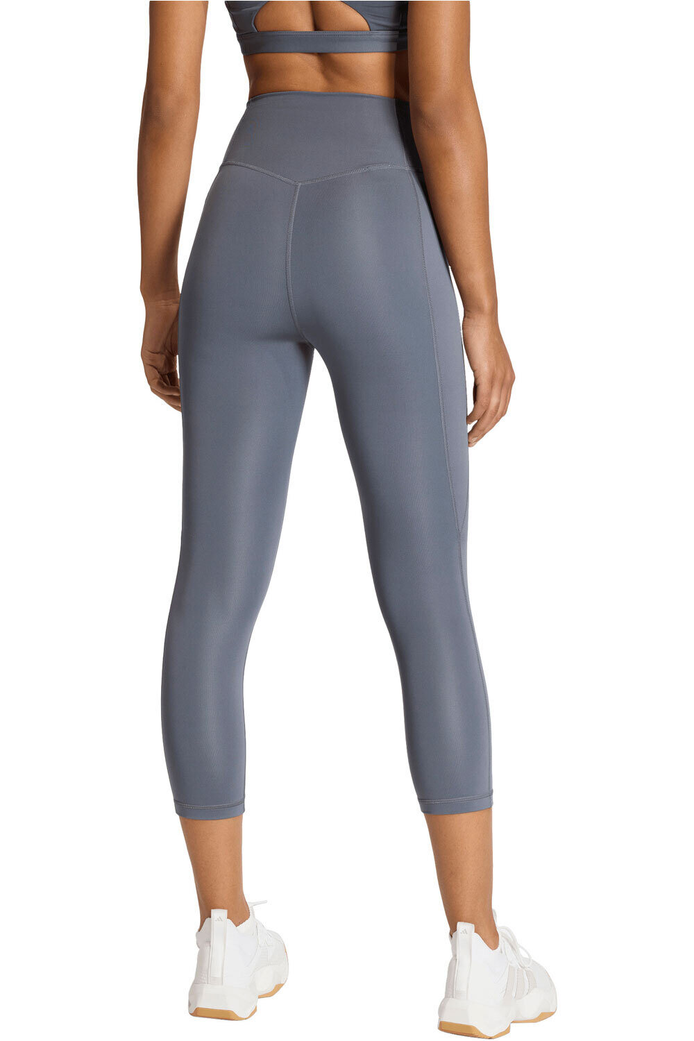 adidas malla pirata running mujer 3/4 OPTIME ESSENTIALS STASH vista trasera