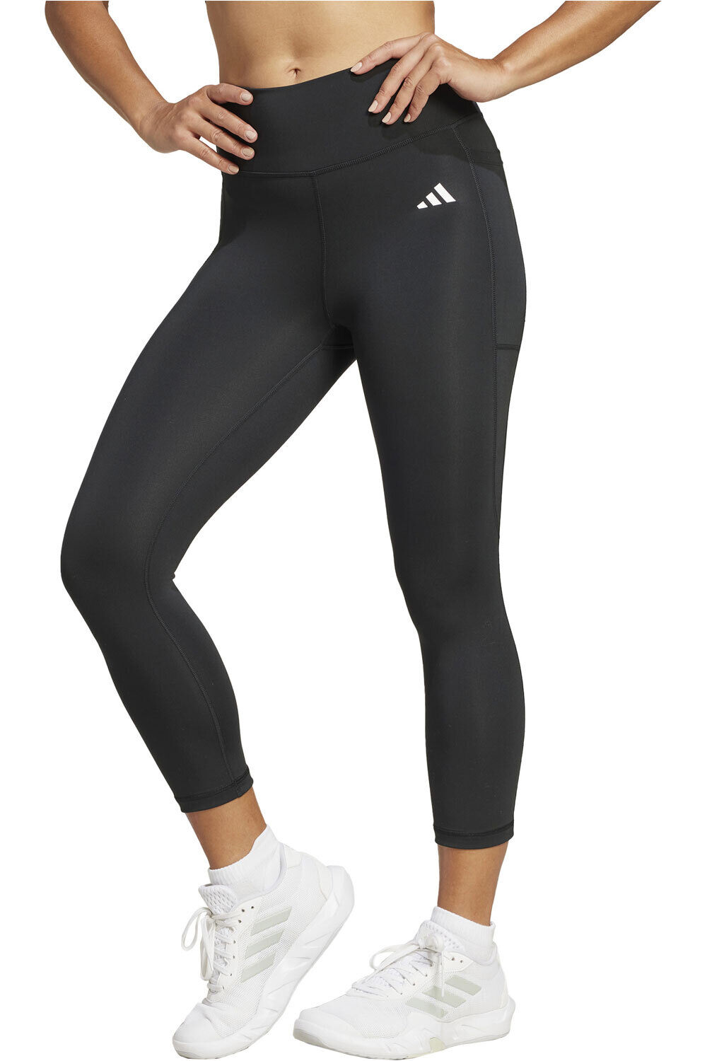 adidas malla pirata running mujer OPT ESS ST 3/4 vista frontal