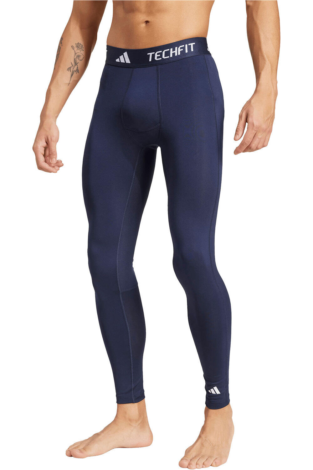 adidas mallas largas fitness hombre TECHFIT vista frontal