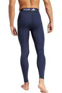 adidas mallas largas fitness hombre TECHFIT vista trasera