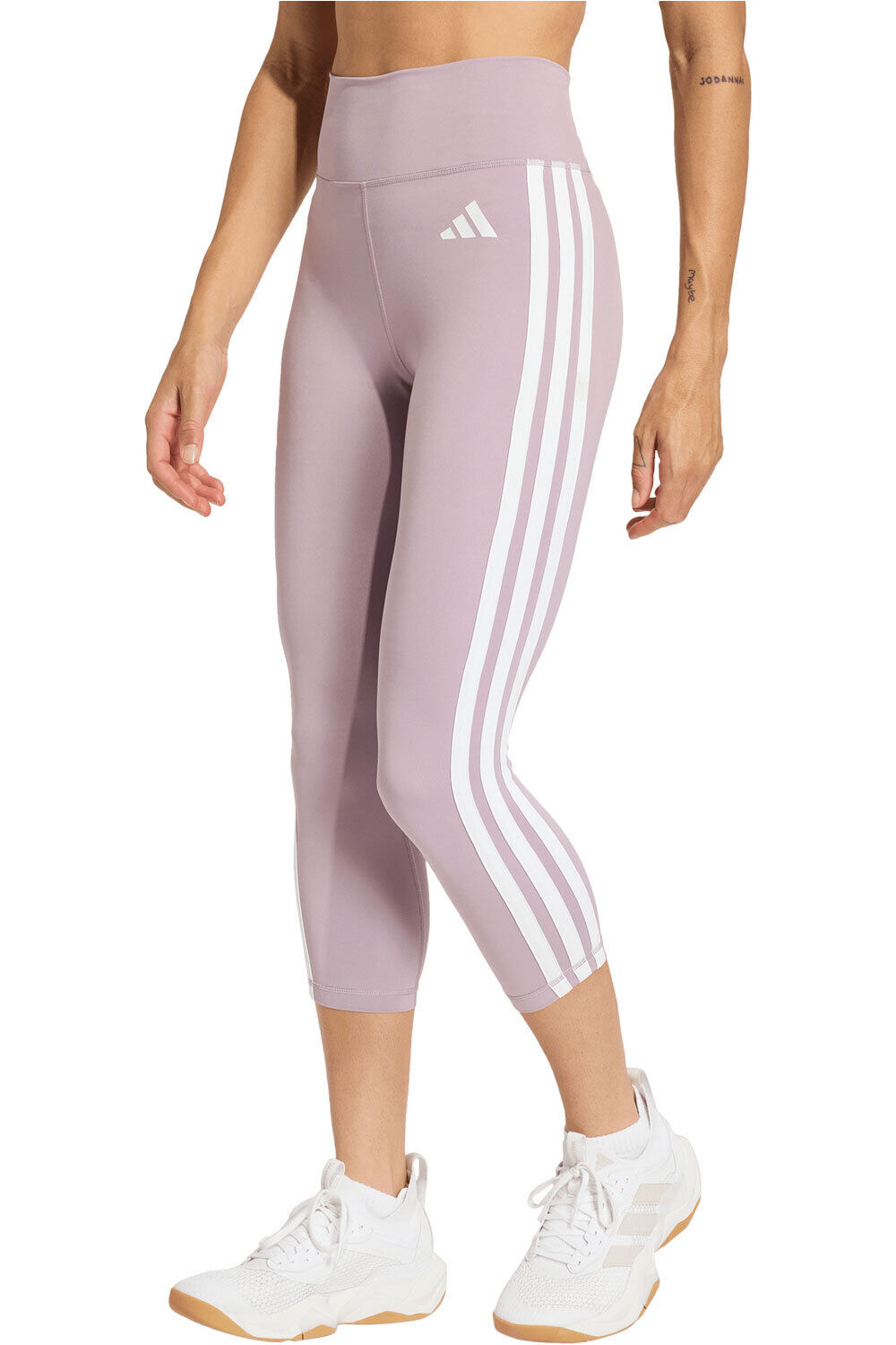 adidas mallas piratas fitness mujer OPTIME ESSENTIALS vista frontal