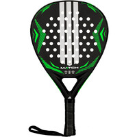 ADIDAS PADEL pala pádel adulto ADIDAS MATCH BLACK LIME vista frontal