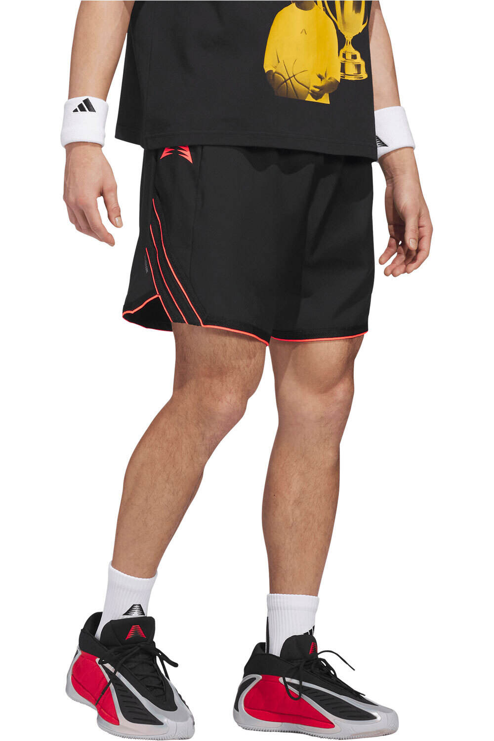 adidas pantalón baloncesto ANTHONY EDWARDS CRAZY LITE vista frontal