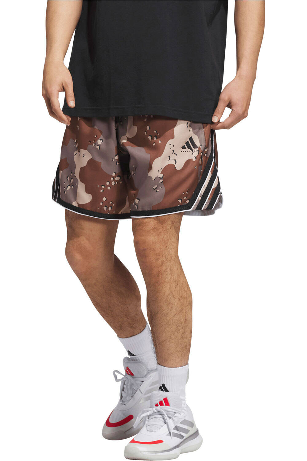 adidas pantalón baloncesto CRAZY LITE AOP vista frontal