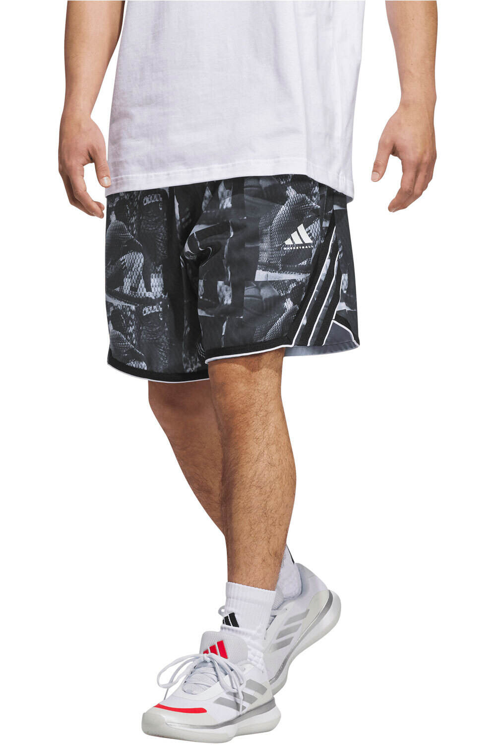 adidas pantalón baloncesto CRAZY LITE AOP vista frontal