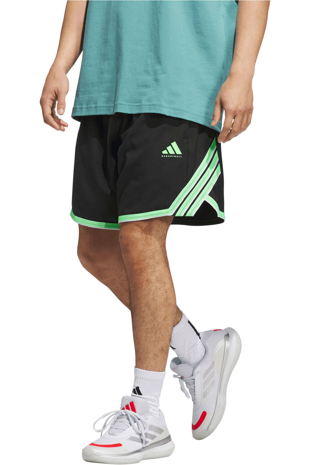 adidas pantalón baloncesto CRAZY LITE vista frontal