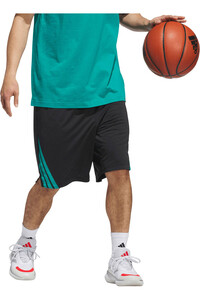 adidas pantalón baloncesto LEGENDS 3-STRIPES vista detalle