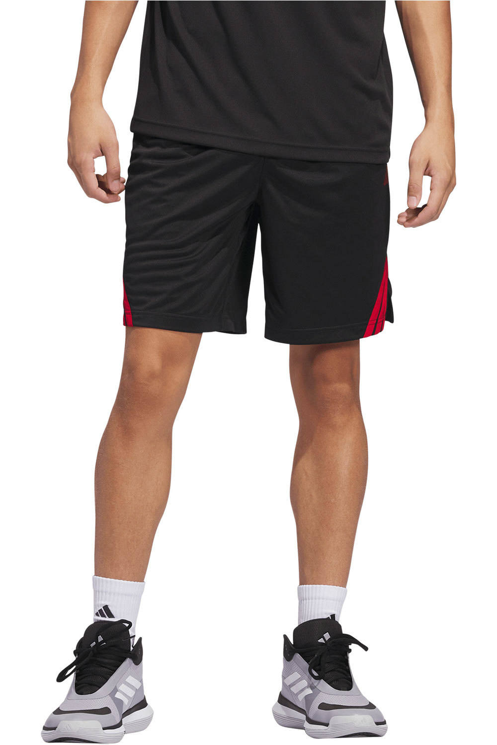 adidas pantalón baloncesto LEGENDS 3-STRIPES vista frontal