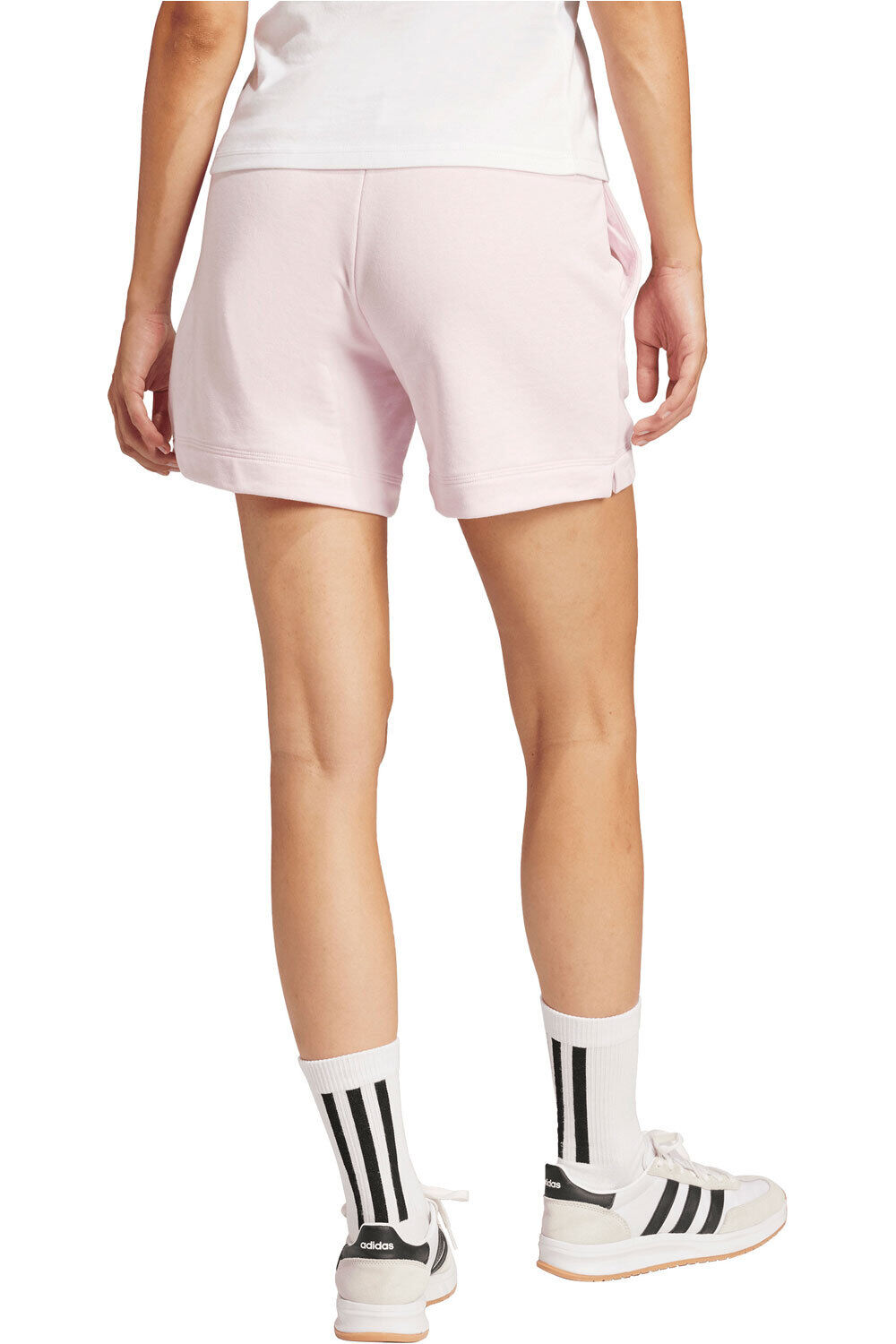 adidas pantalón corto deporte mujer ESSENTIALS LINEAR vista trasera
