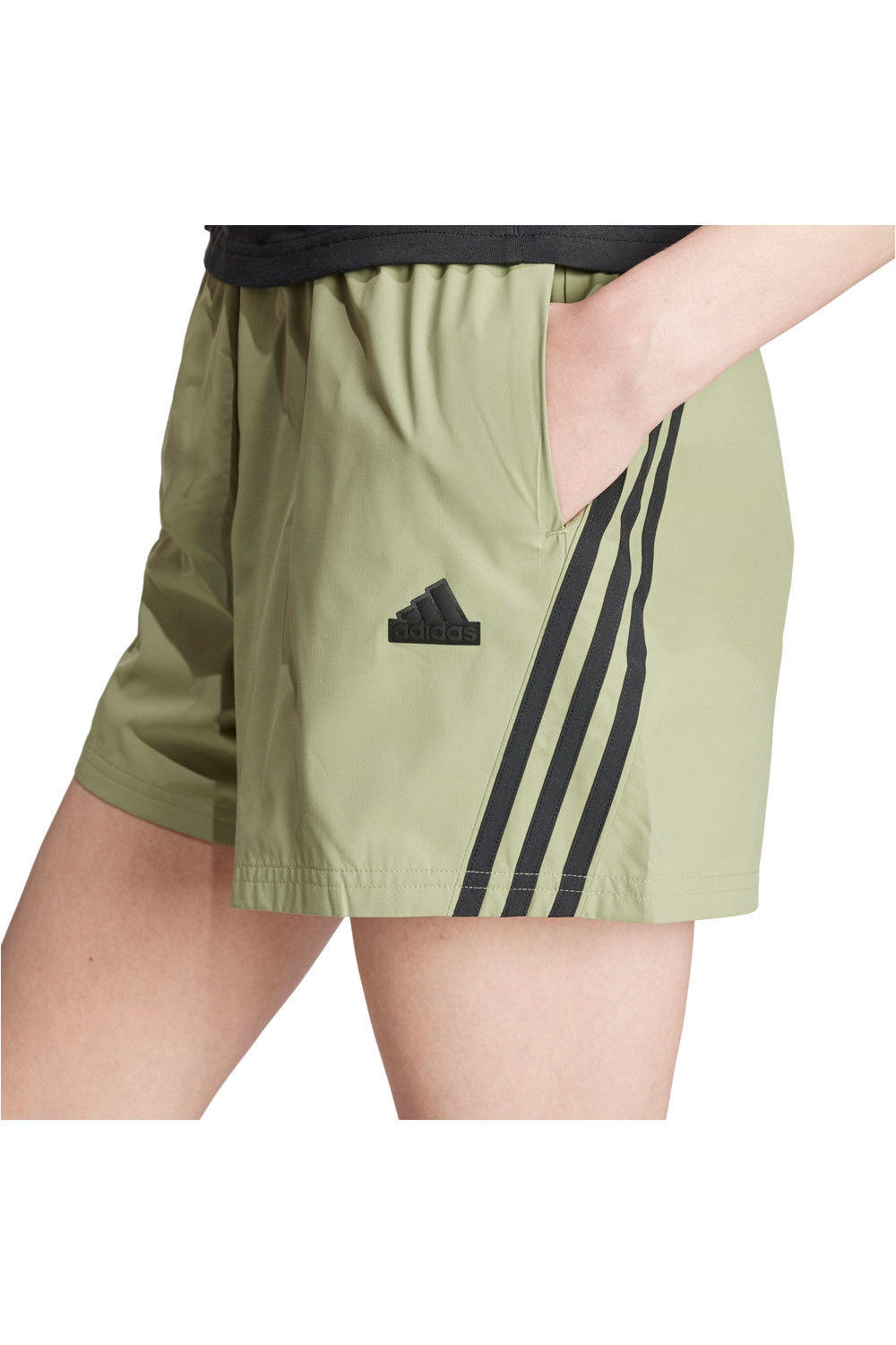 adidas pantalón corto deporte mujer W FI 3S WVN SHO vista detalle