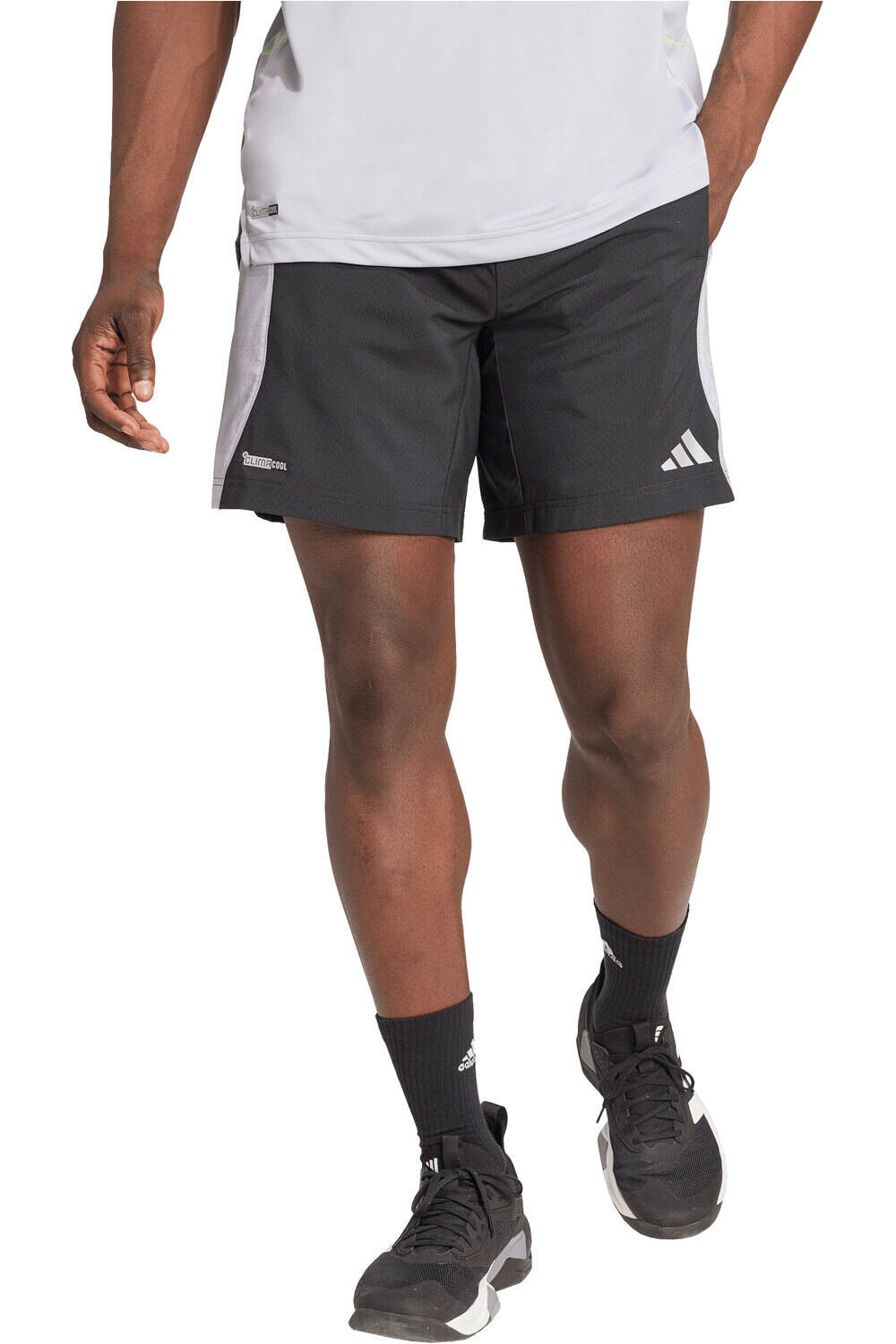 adidas pantalón corto fitness hombre CLIMACOOL SHORTS vista frontal