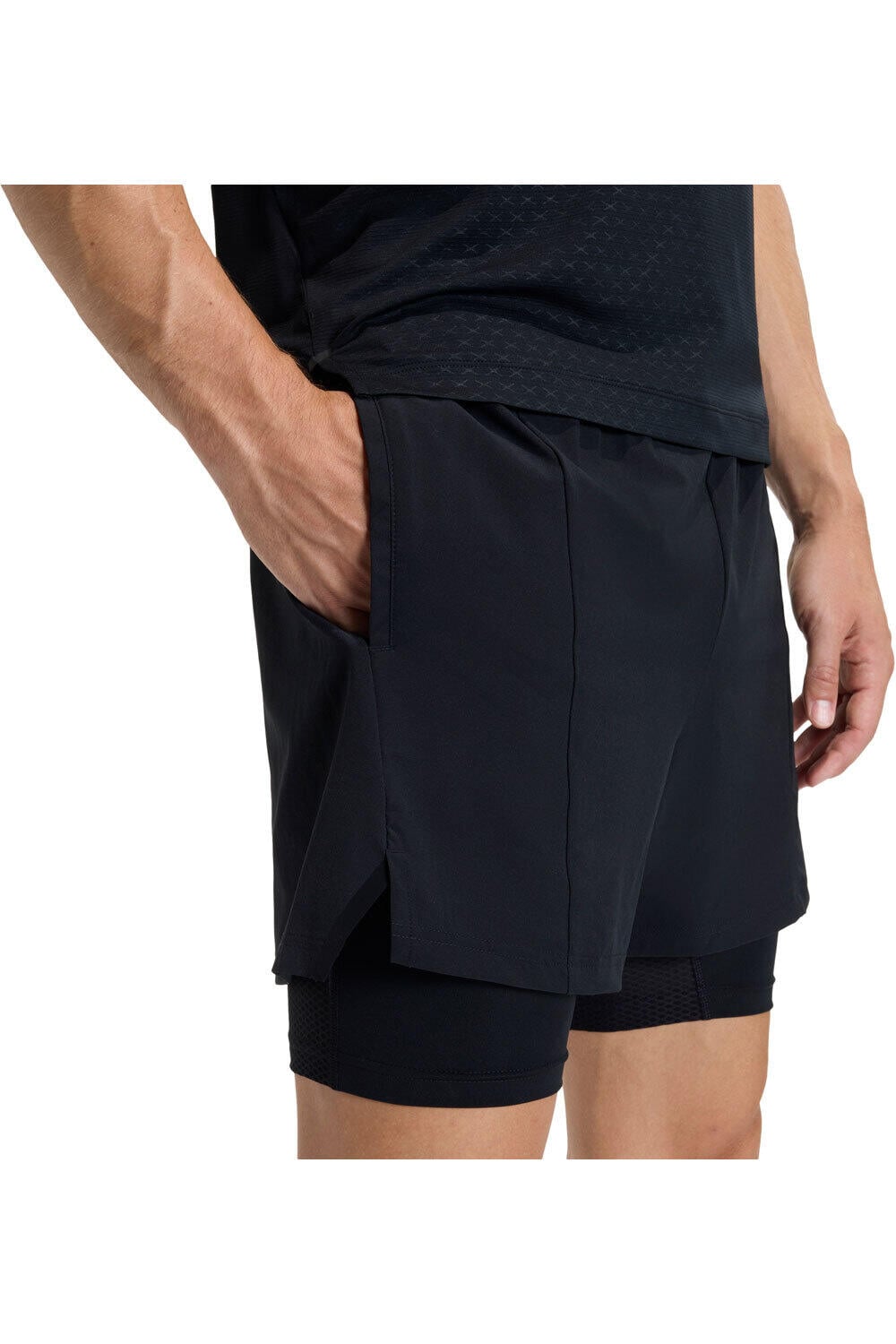adidas pantalón corto fitness hombre D4T 2IN1 SHORTS 03