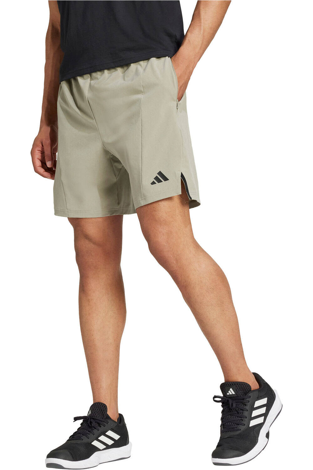 adidas pantalón corto fitness hombre D4T MEL SHORT vista frontal
