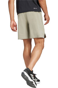 adidas pantalón corto fitness hombre D4T MEL SHORT vista trasera