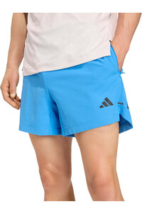 adidas pantalón corto fitness hombre D4T POWER 3 BANDAS vista detalle