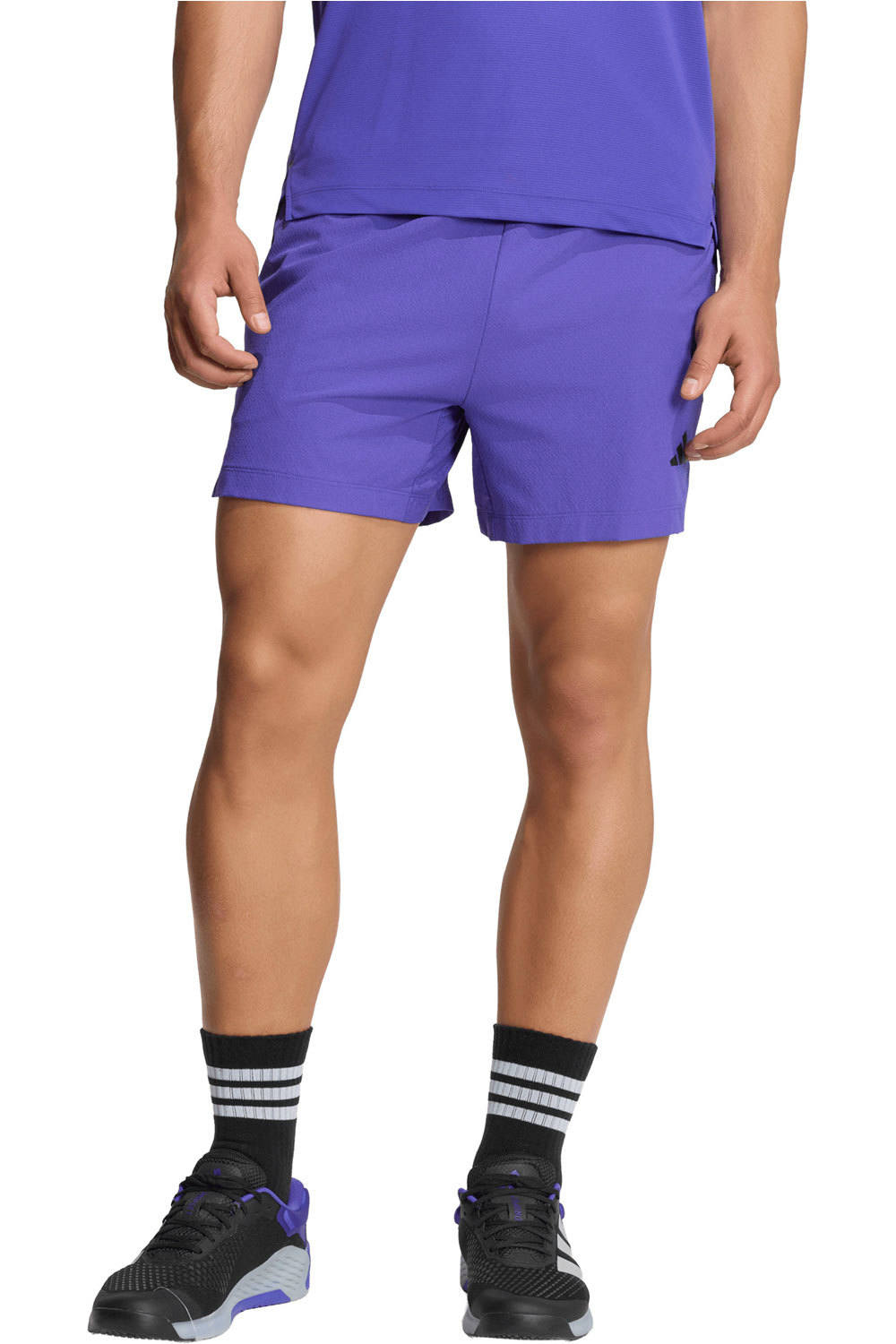 adidas pantalón corto fitness hombre D4T PrimeLft SH 5 vista frontal