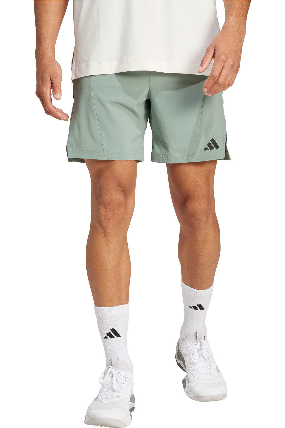 adidas pantalón corto fitness hombre D4T SHORT vista frontal