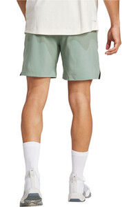 adidas pantalón corto fitness hombre D4T SHORT vista trasera