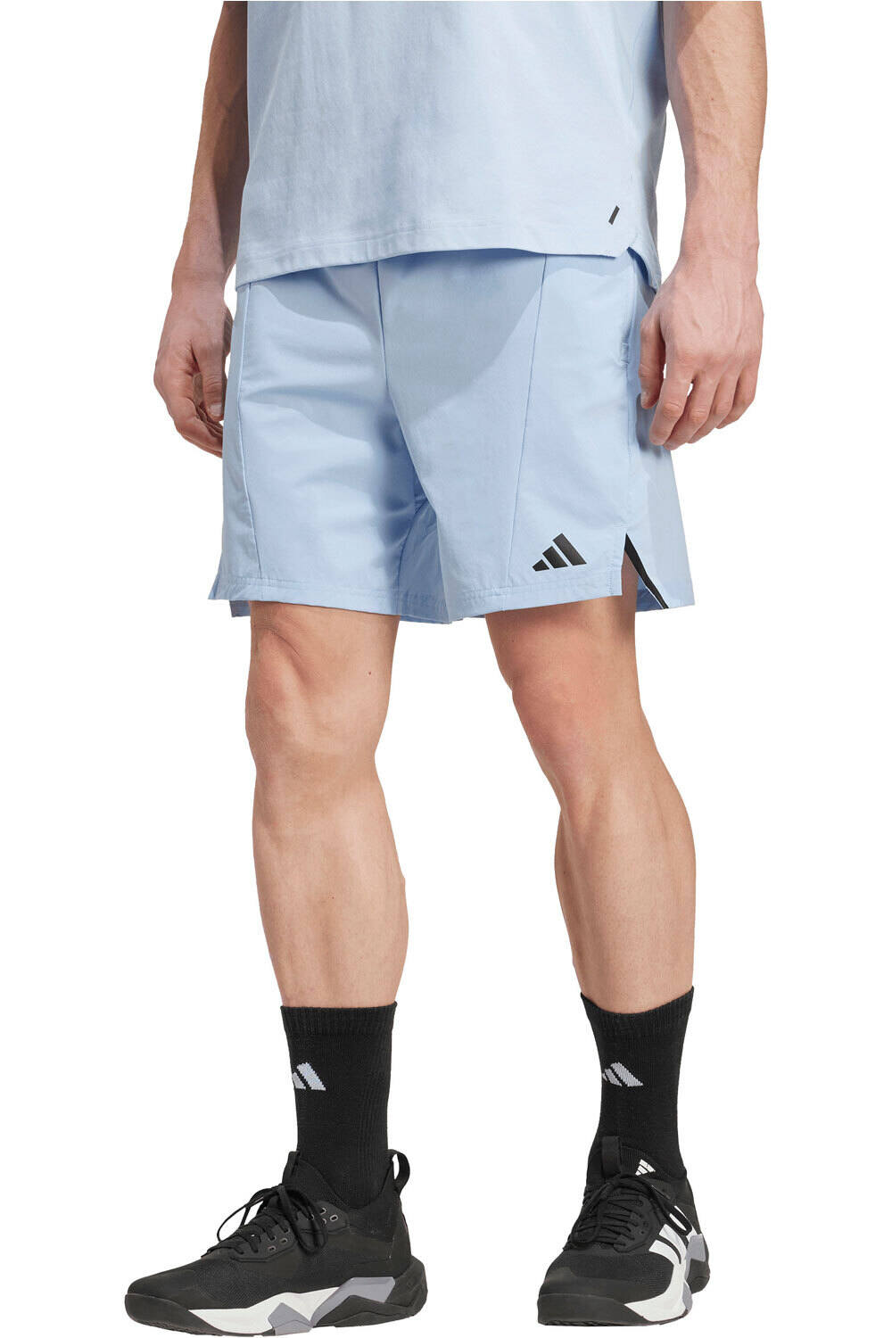 adidas pantalón corto fitness hombre D4T vista frontal