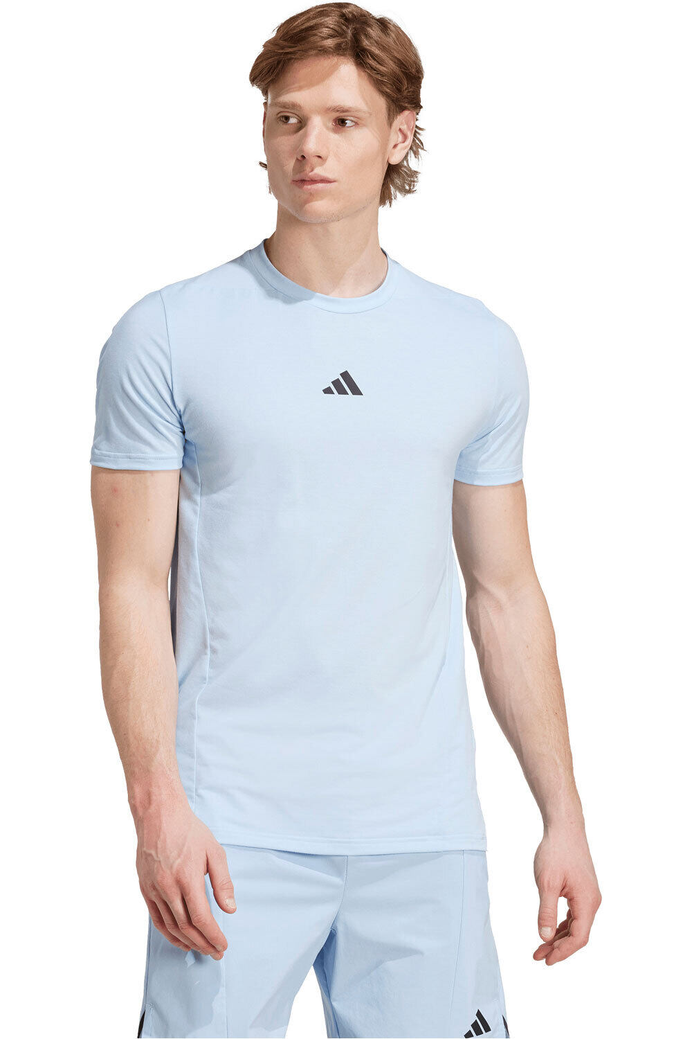 adidas pantalón corto fitness hombre D4T WORKOUT vista frontal