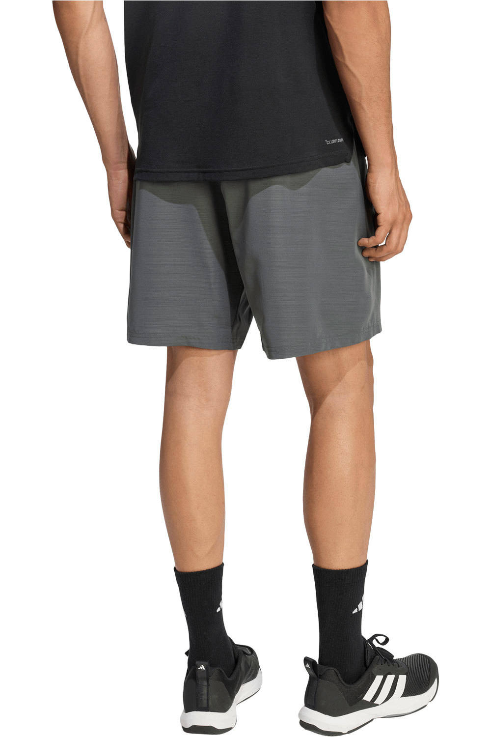 adidas pantalón corto fitness hombre JASPEADO ESSENTIALS BASE vista trasera