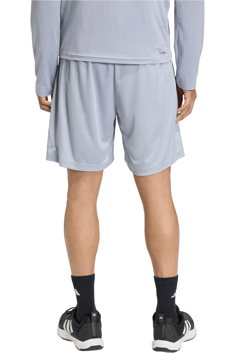 adidas pantalón corto fitness hombre LOGO GRANDE ESSENTIALS BASE vista trasera