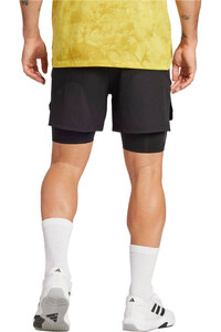 adidas pantalón corto fitness hombre POWER 2IN1 SHO vista trasera