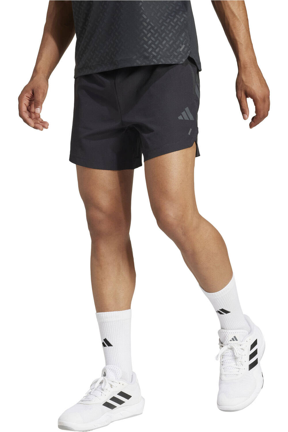 adidas pantalón corto fitness hombre POWER 3S SHORT vista frontal