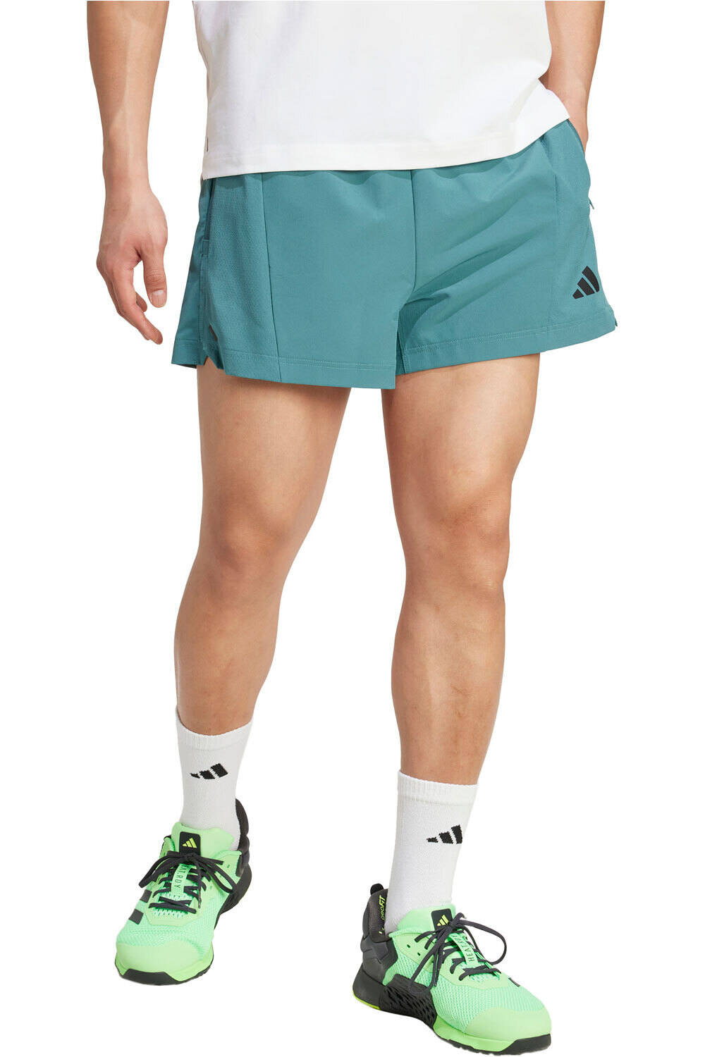 adidas pantalón corto fitness hombre POWER SHORT vista frontal