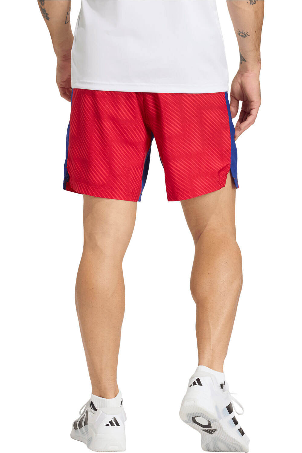 adidas pantalón corto fitness hombre SHORTS TECH INTENSITY AOP vista trasera