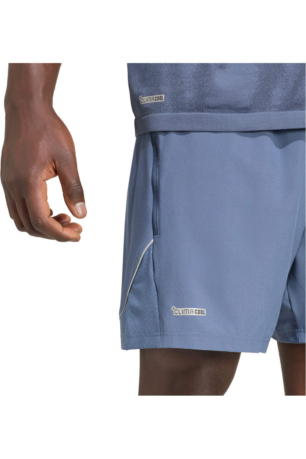 adidas pantalón corto fitness hombre TECH APP SHORT 5 vista detalle