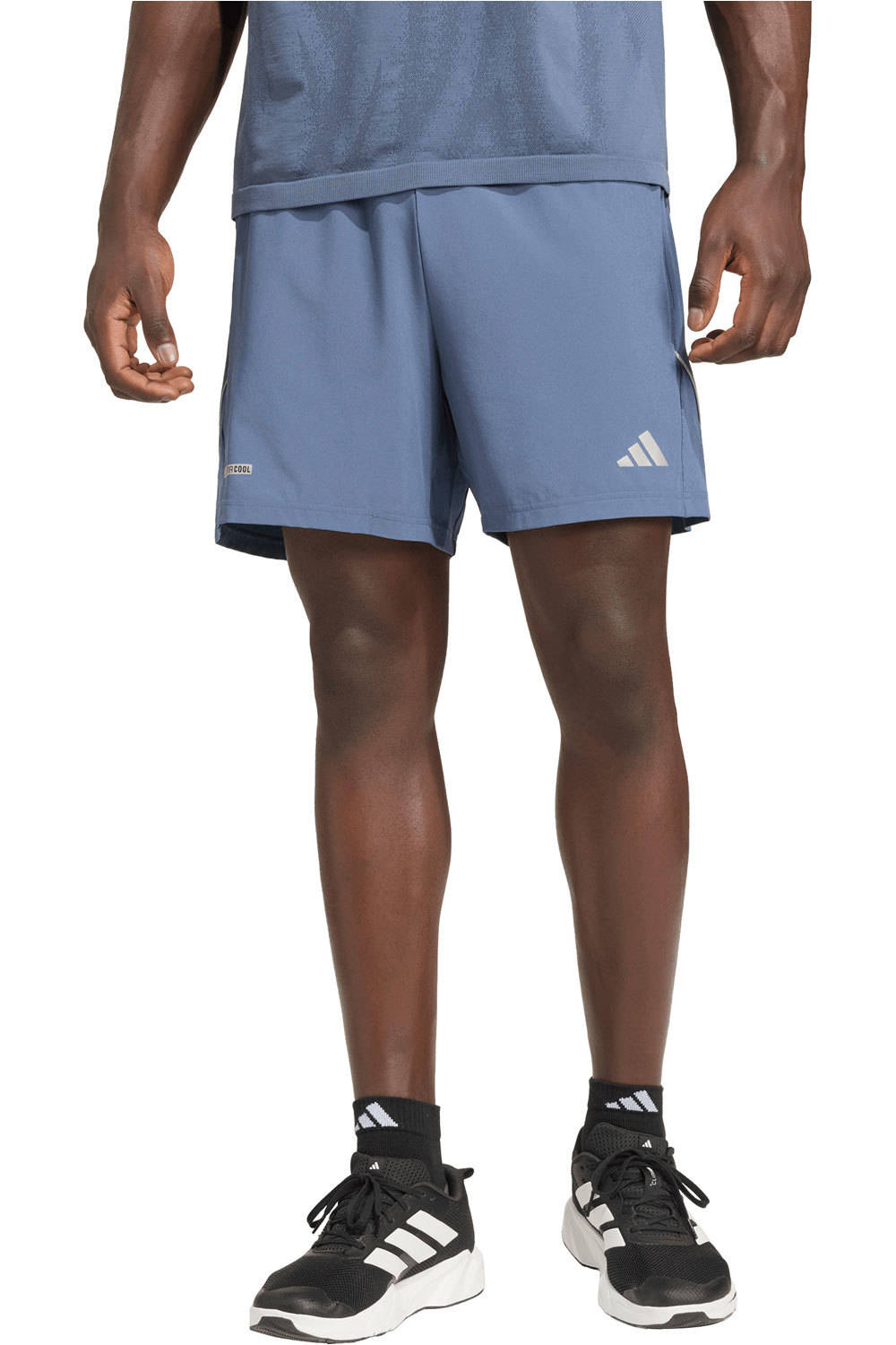 adidas pantalón corto fitness hombre TECH APP SHORT 5 vista frontal