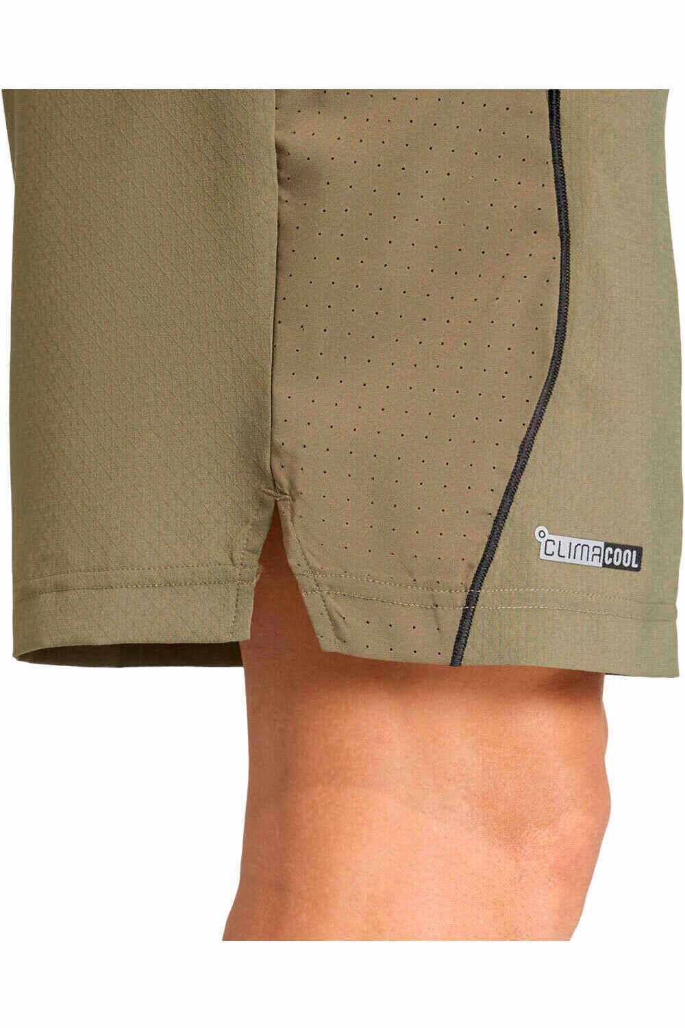 adidas pantalón corto fitness hombre TECH APPAREL CLIMACOOL vista detalle