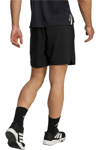 adidas pantalón corto fitness hombre TECH APPAREL CLIMACOOL vista trasera