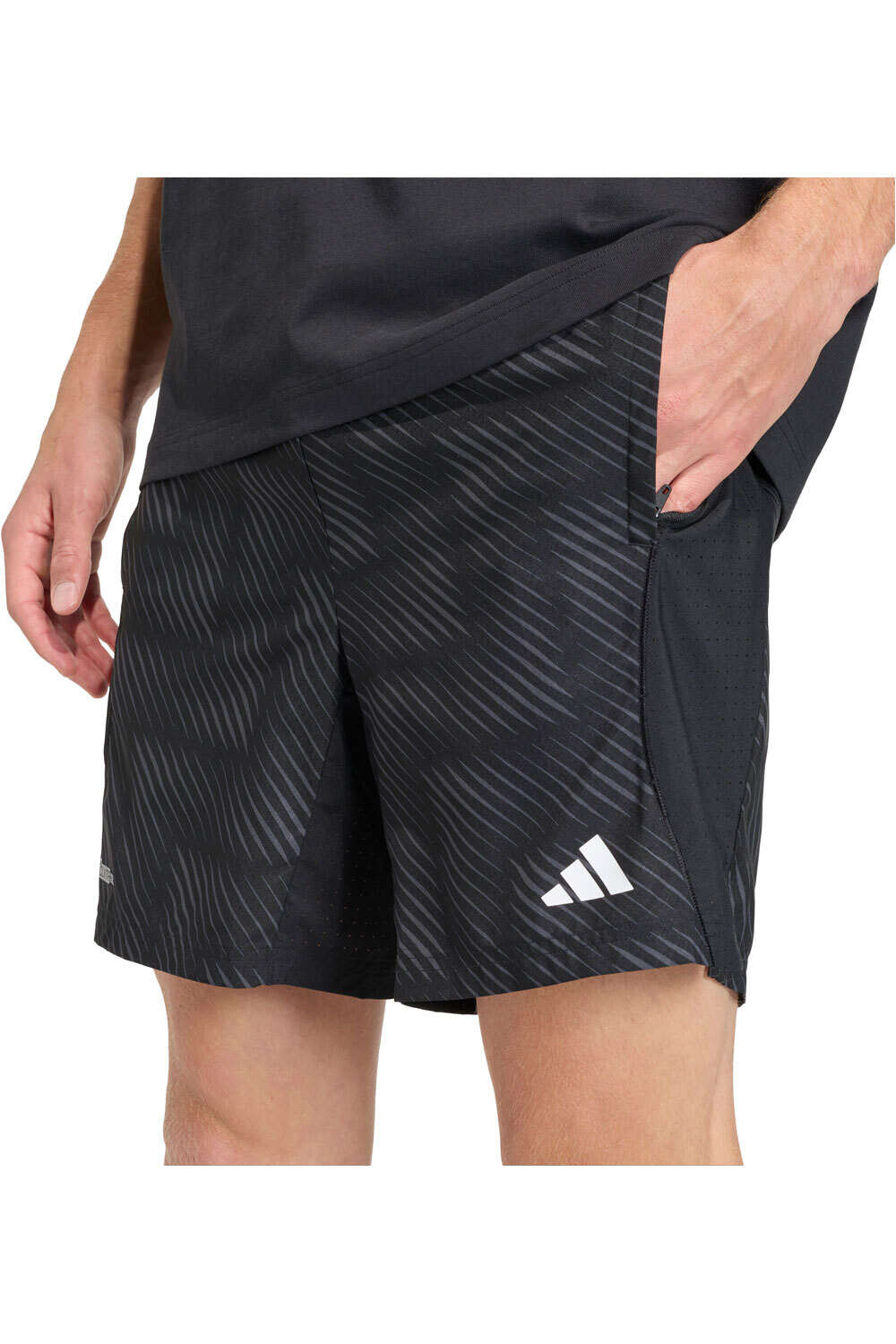 adidas pantalón corto fitness hombre TECH INTENSITY AOP vista detalle