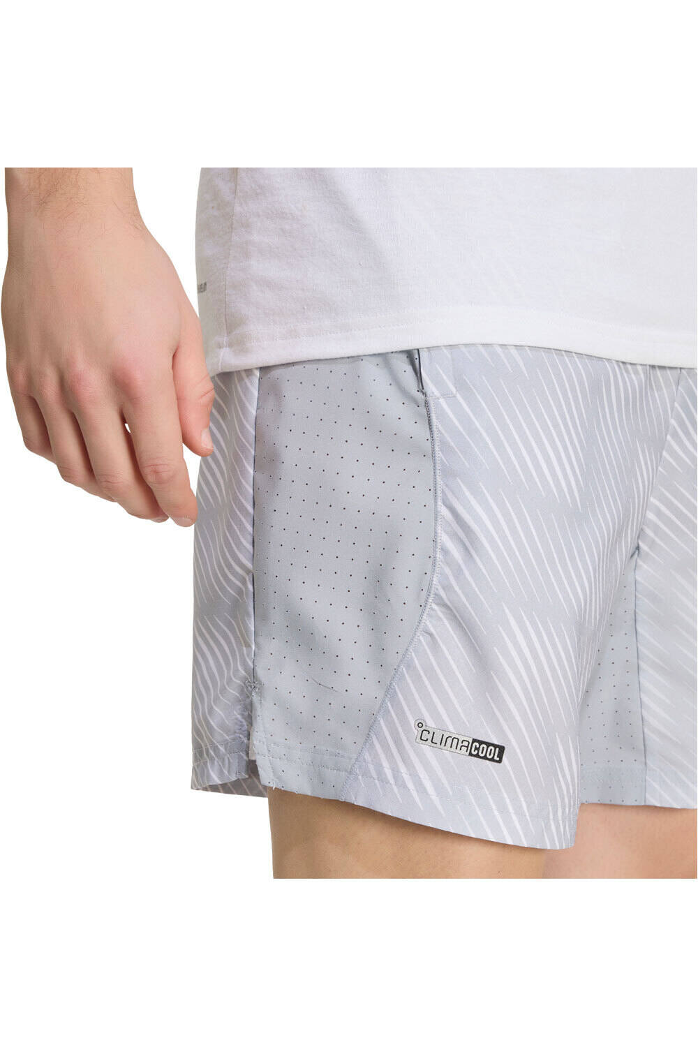 adidas pantalón corto fitness hombre TECH INTENSITY AOP vista detalle