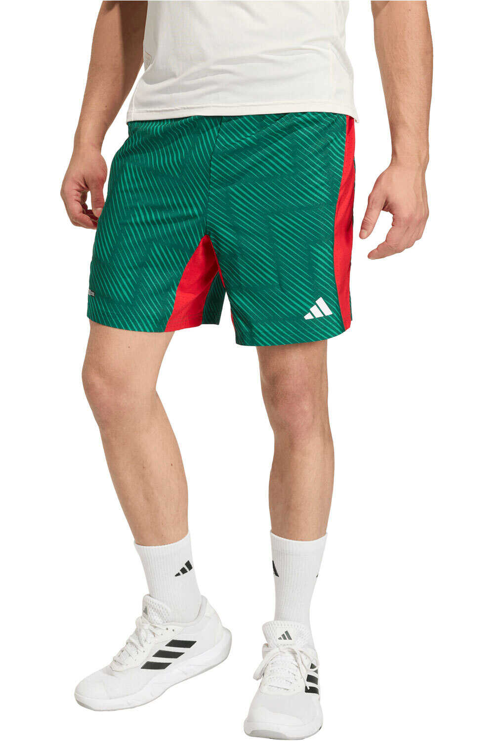 adidas pantalón corto fitness hombre TECH INTENSITY AOP vista frontal