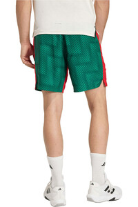 adidas pantalón corto fitness hombre TECH INTENSITY AOP vista trasera