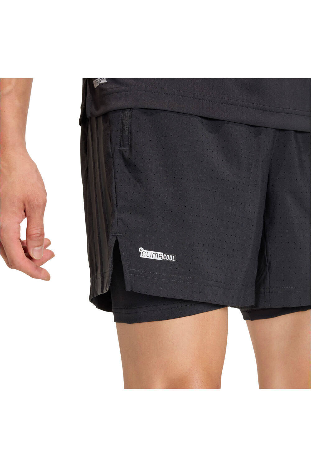 adidas pantalón corto fitness hombre TECHES 2in1 SHO vista detalle