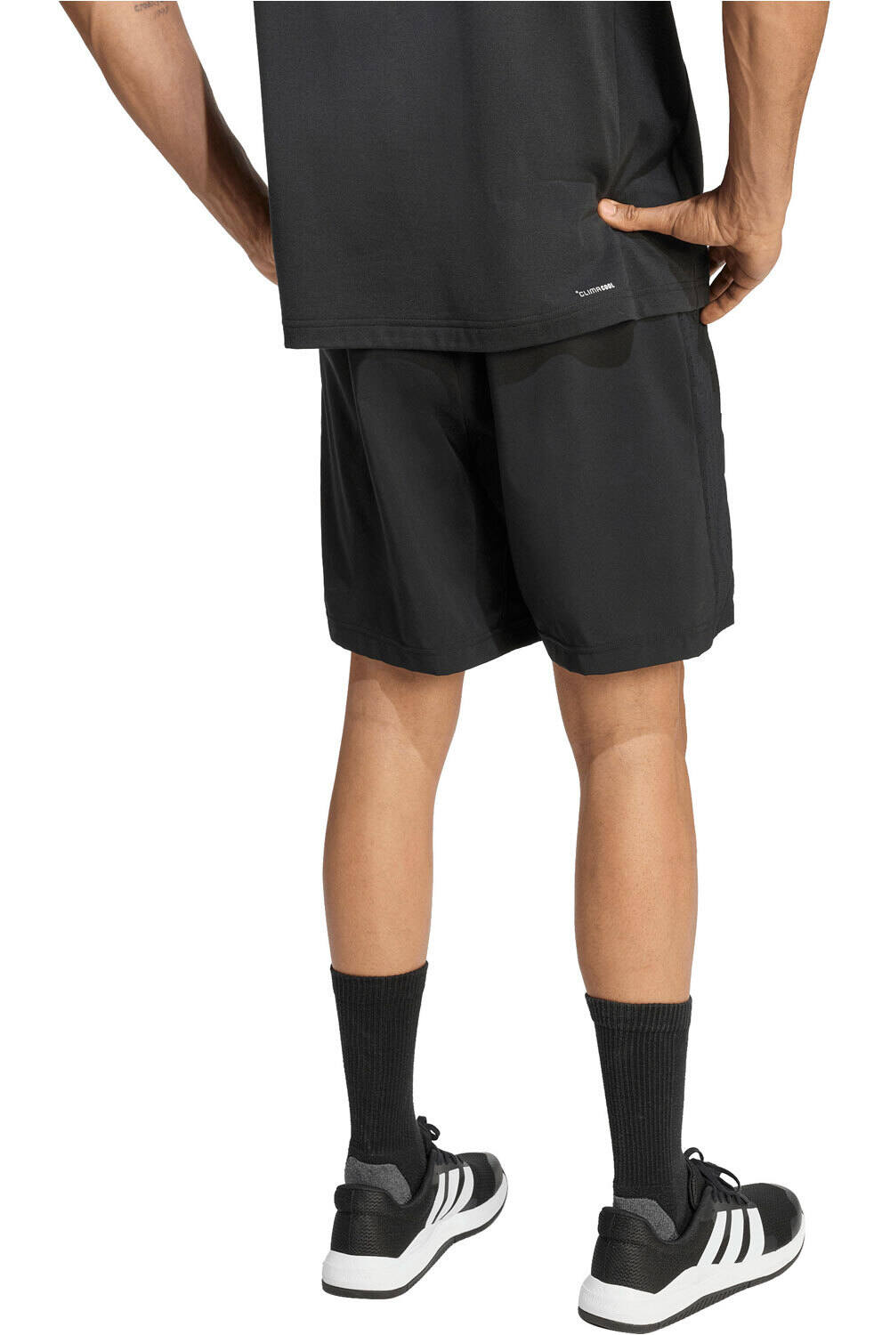 adidas pantalón corto fitness hombre WE BAS WV SHO 7 vista trasera