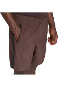 adidas pantalón corto fitness hombre WORKOUT ESSENTIALS BASE 3 STRIPES 03