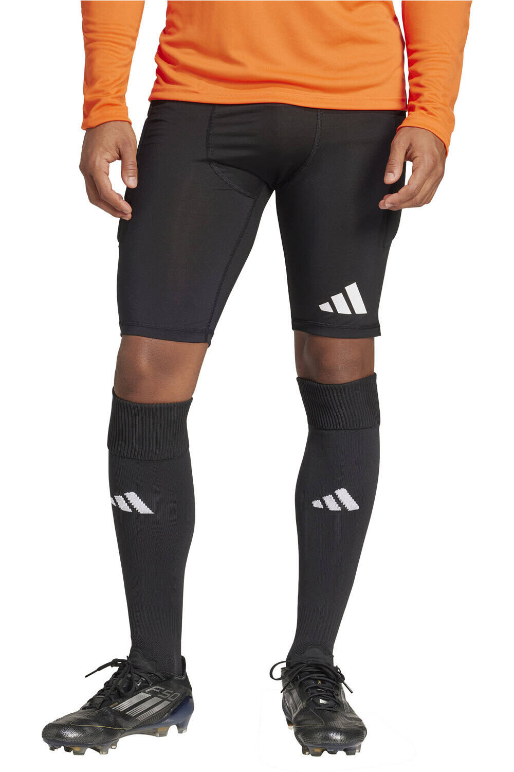 adidas pantalón corto portero SQUA25 GK PST M vista frontal