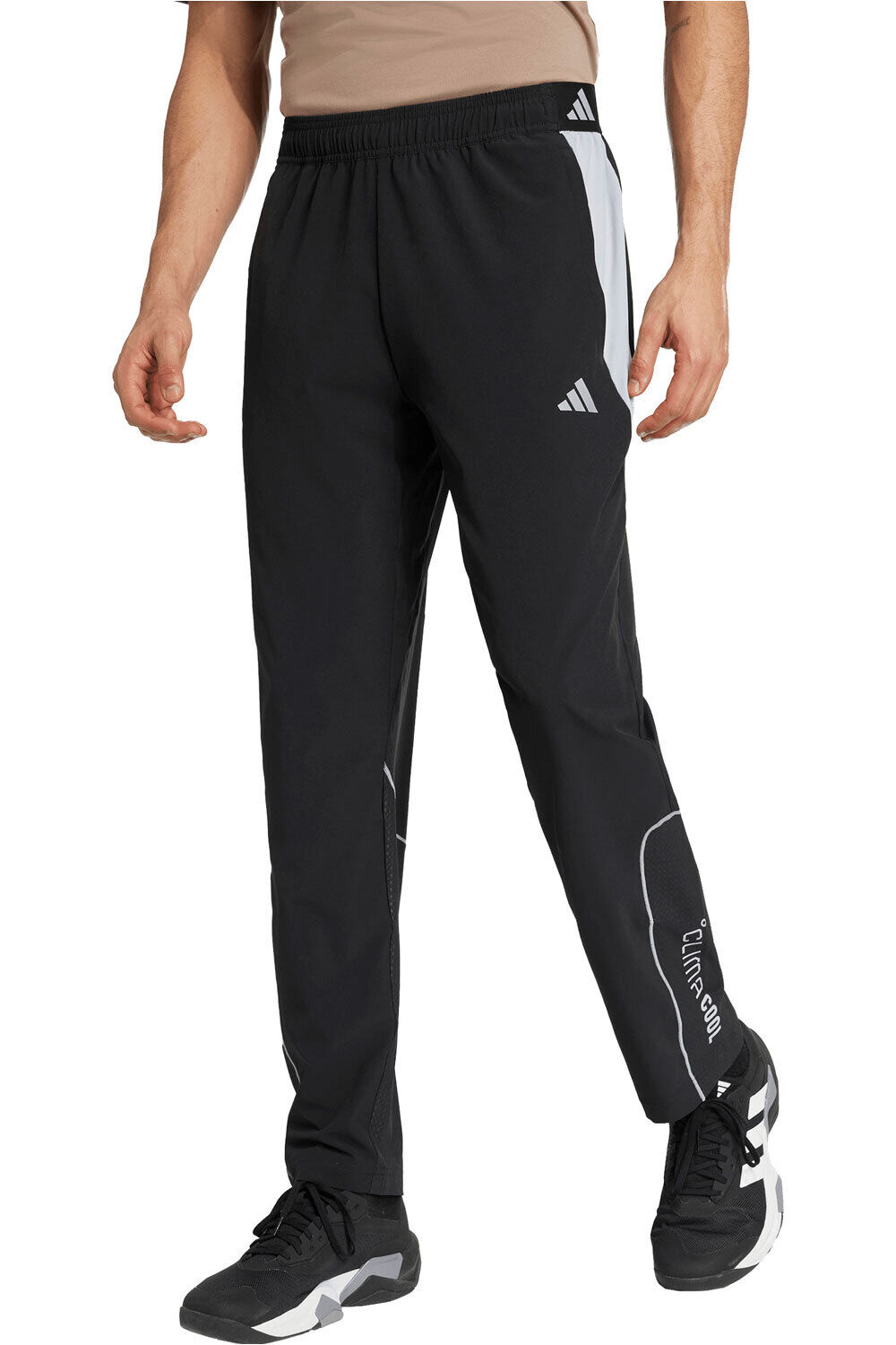 adidas pantalon fitness hombre ENTRENAMIENTO TECH APPAREL vista frontal