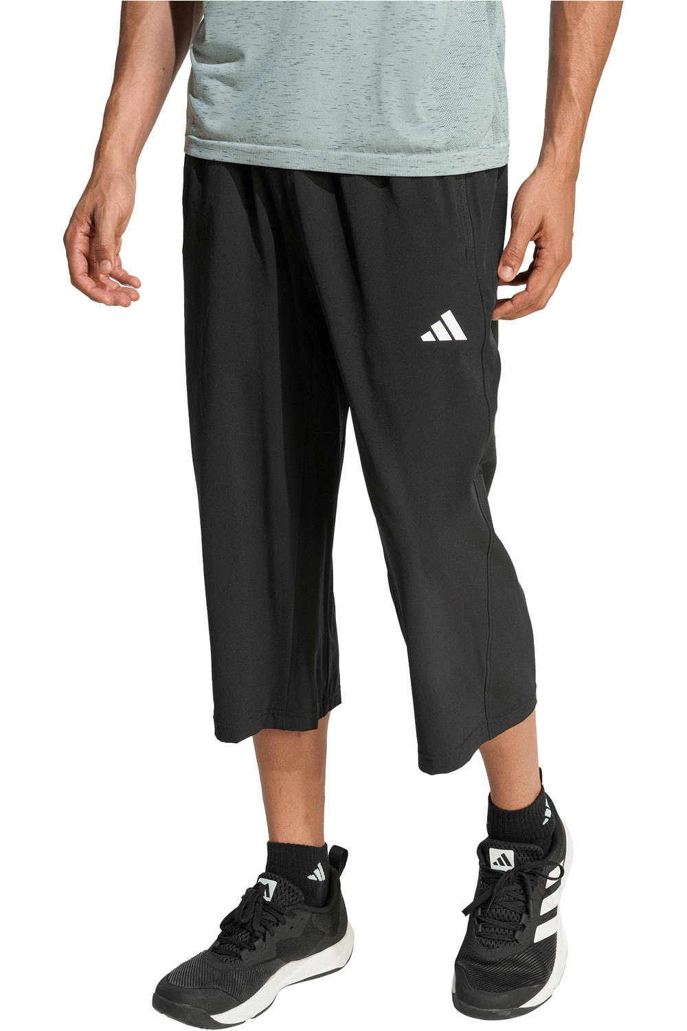 adidas pantalon fitness hombre ESSENTIALS FLEX vista frontal