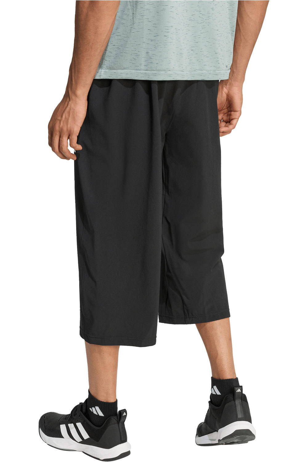adidas pantalon fitness hombre ESSENTIALS FLEX vista trasera