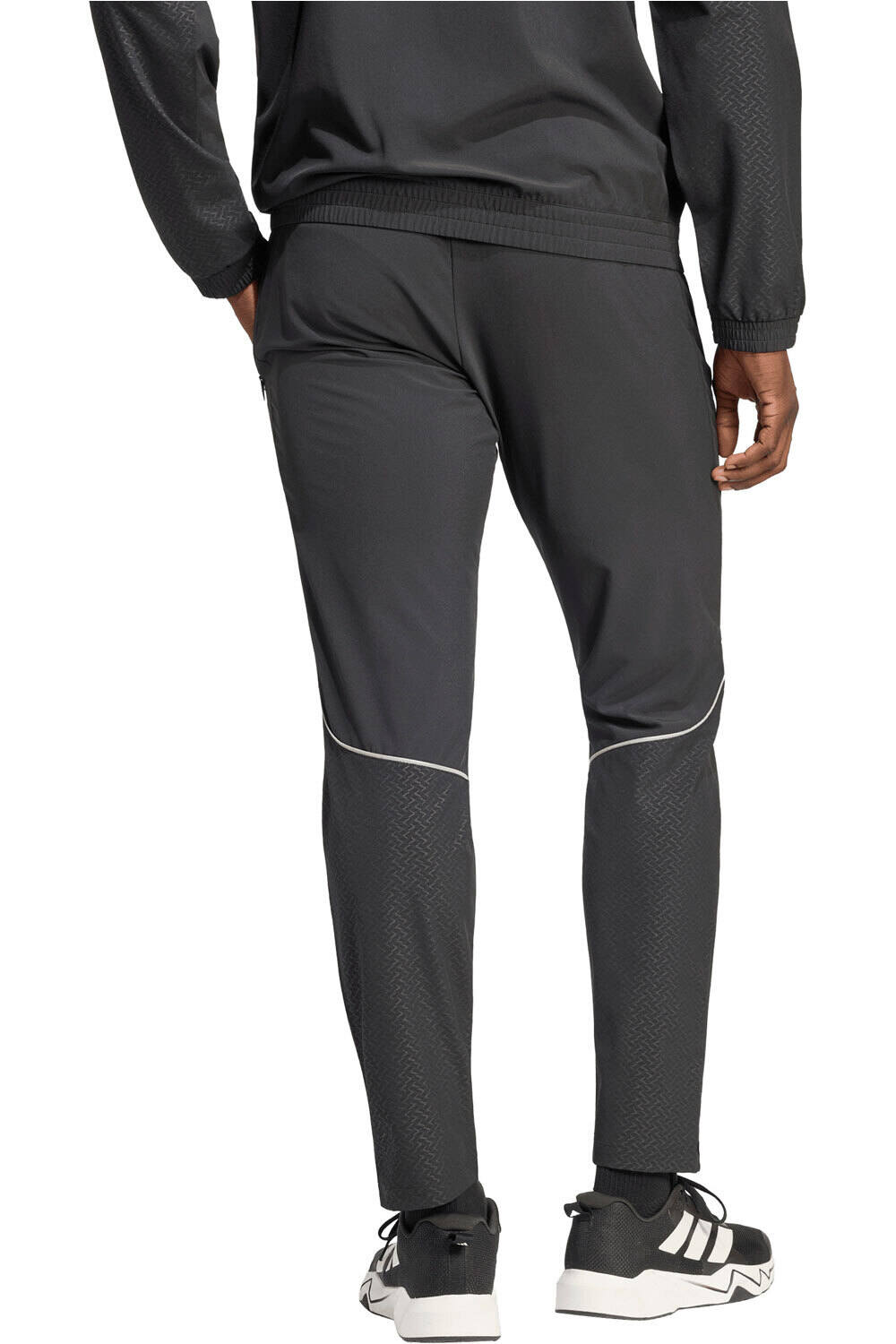adidas pantalon fitness hombre TECH APPAREL SLIM vista trasera