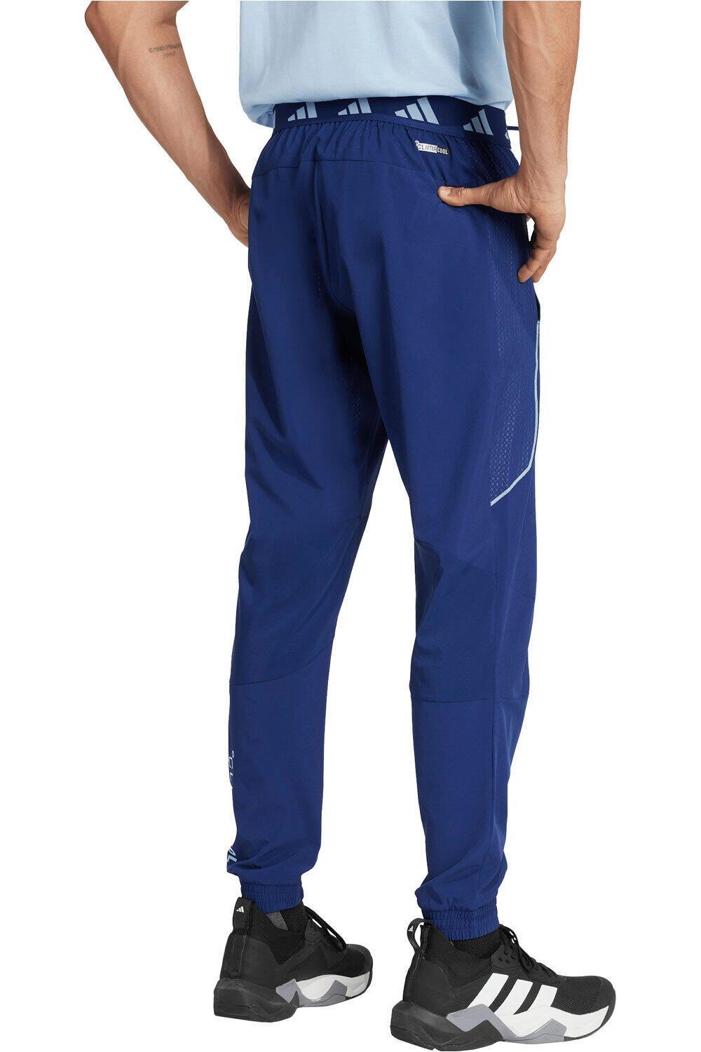 adidas pantalon fitness hombre TRAINING TECH APPAREL vista trasera